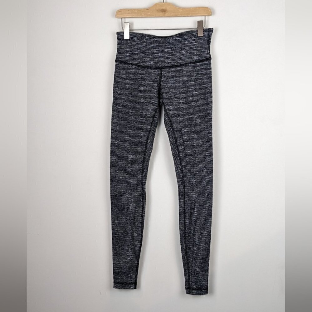 Lululemon Wunder Under Pant Coco Pique Black - Picture 5 of 9